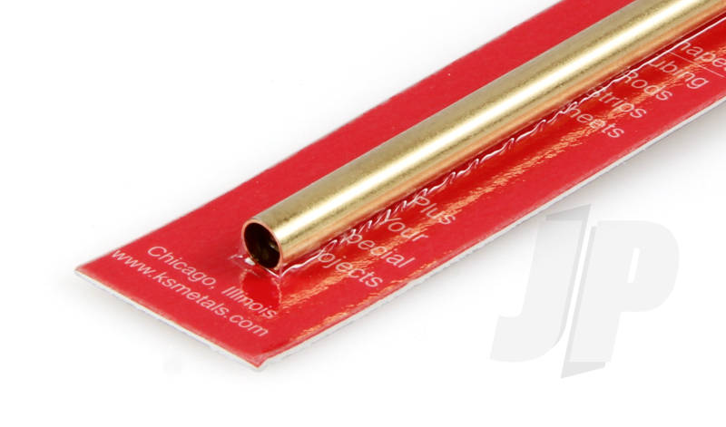 K&S 1/4 x .014 Round Brass Tube 12" (1 Pack) 131