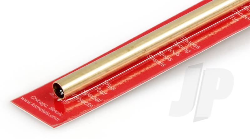 K&S 5/16 x .014 Round Brass Tube 12" (1 Pack) 133