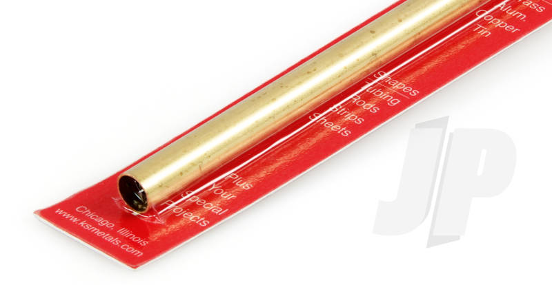 K&S 11/32 x .014 Round Brass Tube 12" (1 Pack) 134