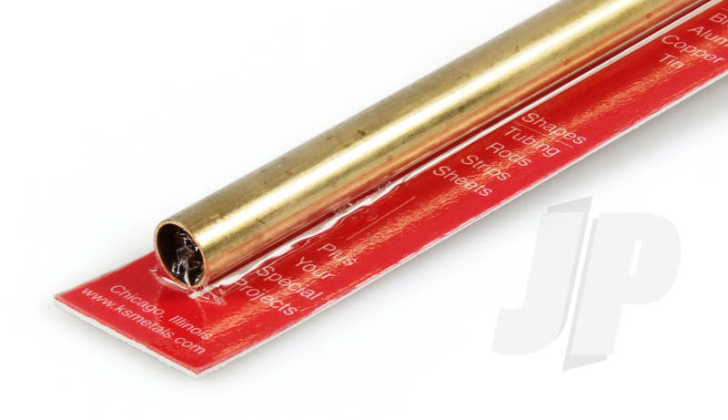 K&S 13/32 x .014 Round Brass Tube 12" (1 Pack) 136