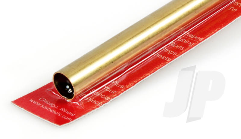 K&S 1/2 x .014 Round Brass Tube 12" (1 Pack) 139