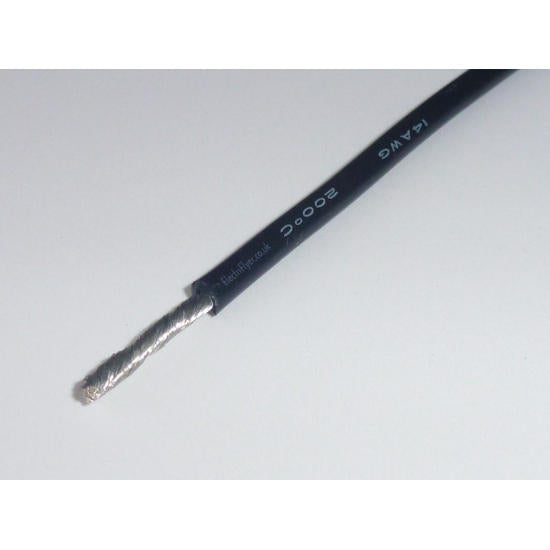 Silicone Wire - 14AWG - Black