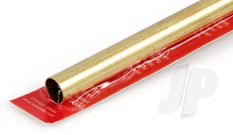K&S 9/16 x .014 Round Brass Tube 12" (1 Pack) 141