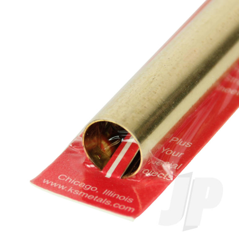 K&S 5/8 x .014 Round Brass Tube 12" (1 Pack) 8143