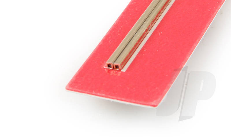 K&S 1/16 x .014 Square Brass Tube 12" (2 Pack) 149