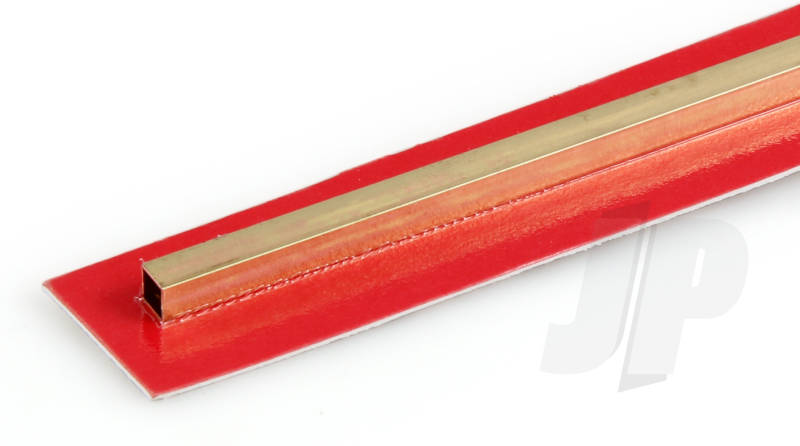 K&S 7/32 x .014 Square Brass Tube 12" (1 Pack) 154