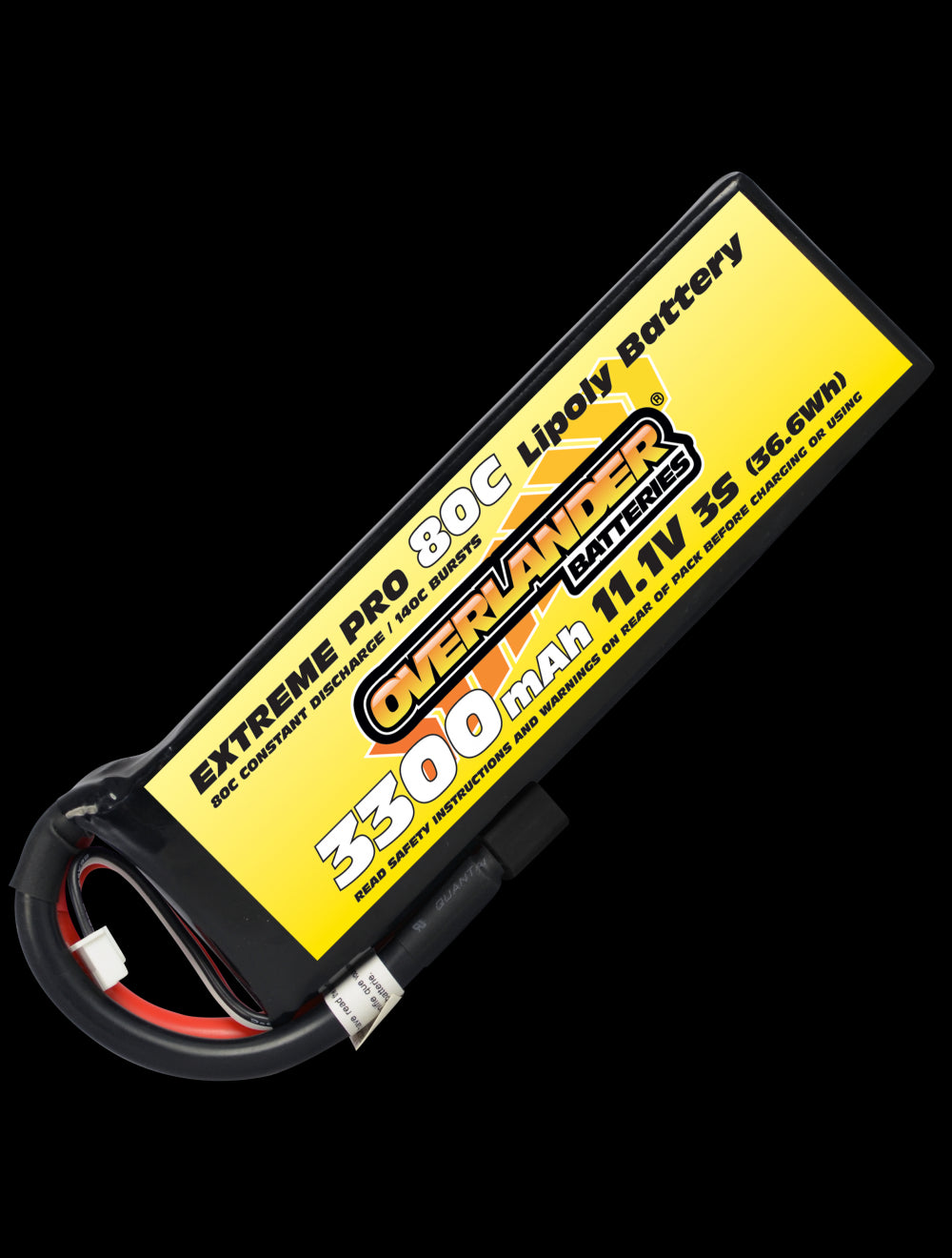 Overlander 3300mAh 11.1V 3S 80C Extreme Pro LiPo Battery - XT60 Connector 1868