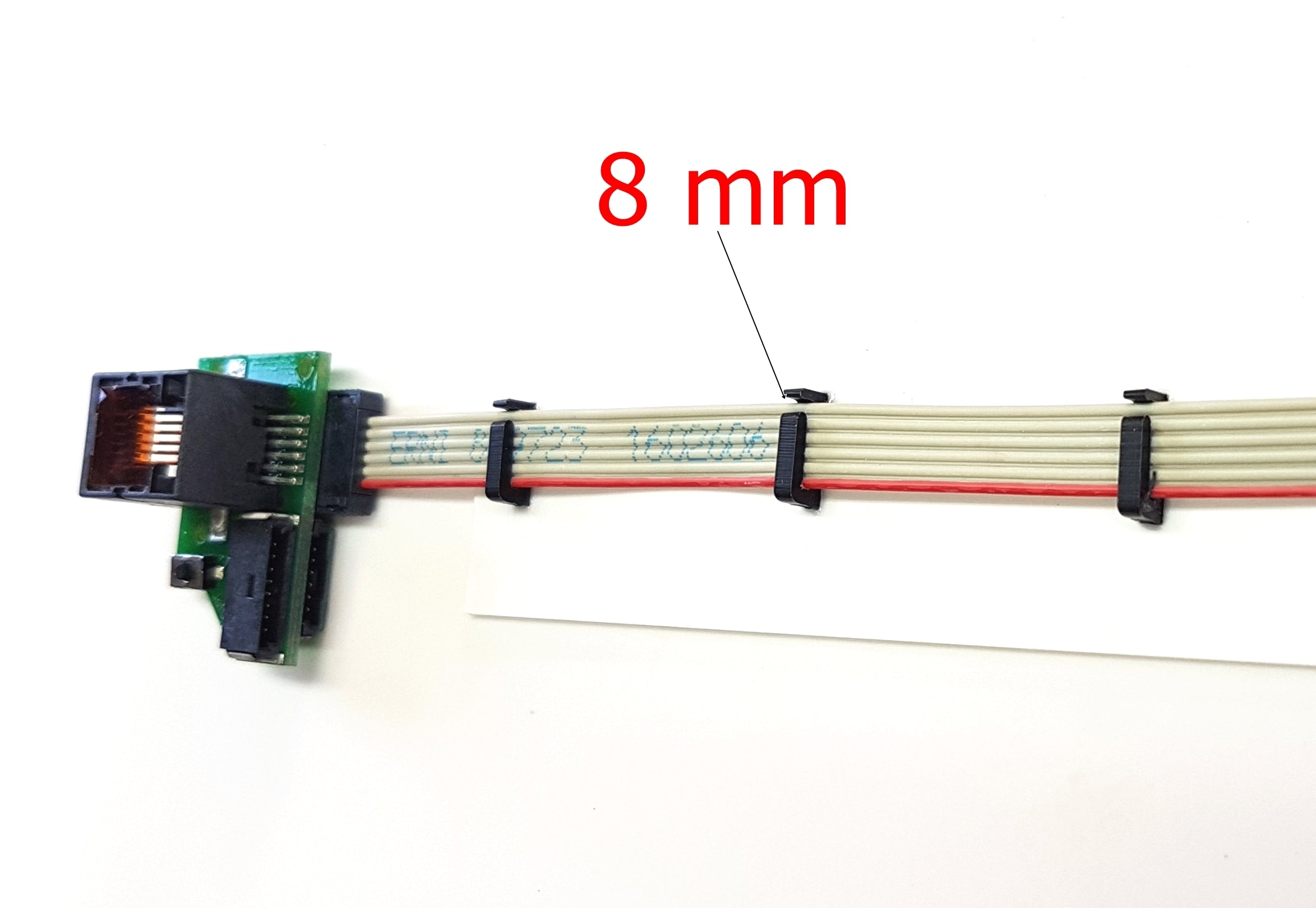 Ribbon Cable Holder 8mm Click Holder from STV-Tech 012-23