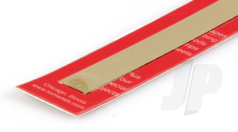 K&S .016 x 1/2 Brass Strip 12" (1 Pack) 231