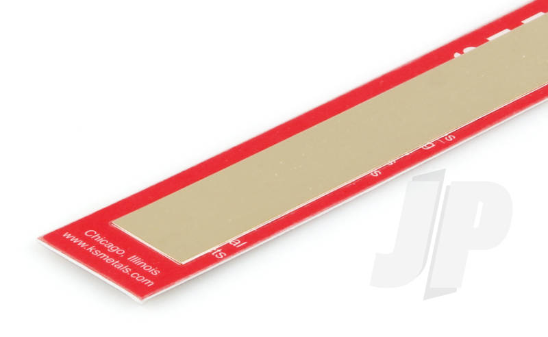 K&S .016 x 3/4 Brass Strip 12" (1 Pack) 233