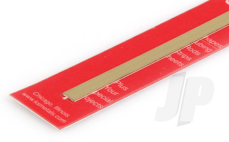 K&S .025 x 1/4 Brass Strip 12" (1 Pack) 235
