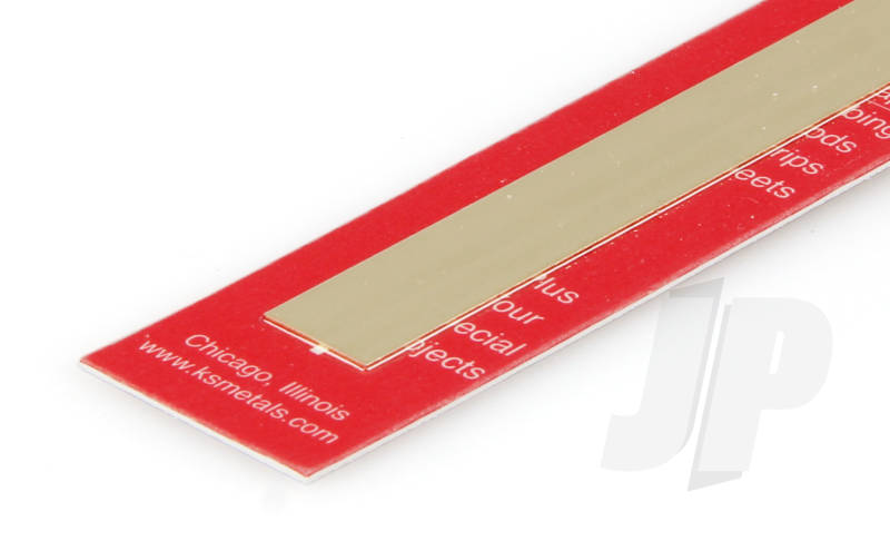 K&S .025 x 1 Brass Strip 12" (1 Pack) 237