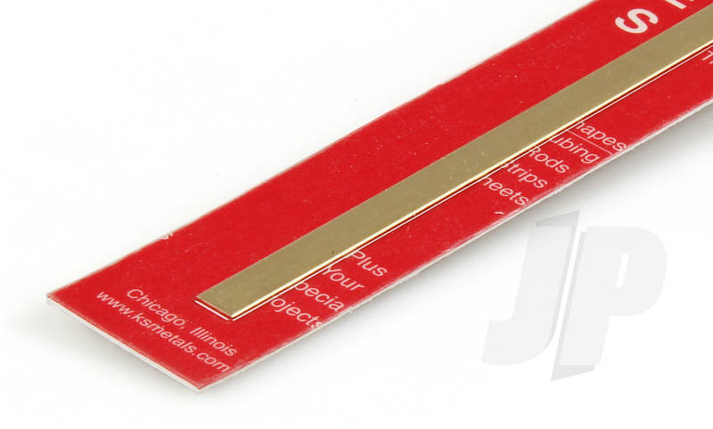 K&S .032 x 1/4 Brass Strip 12" (1 Pack) 240