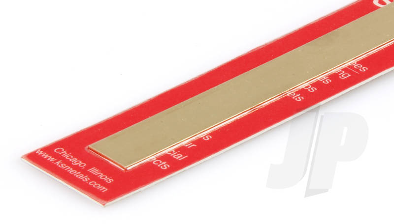 K&S .032 x 1/2 Brass Strip 12" (1 Pack) 241