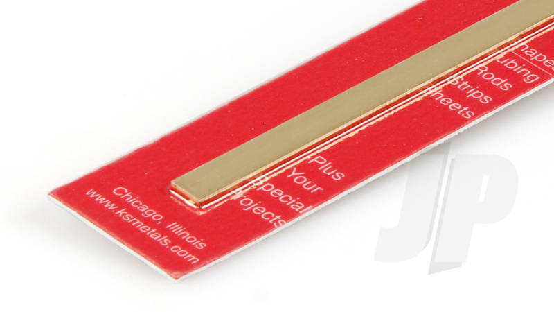 K&S .064 x 1/4 Brass Strip 12" (1 Pack) 245