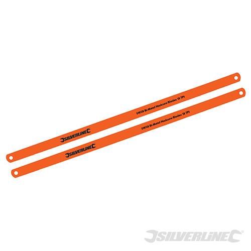 Silverline Hacksaw Blades Cobalt 2pk 18TPI 245039