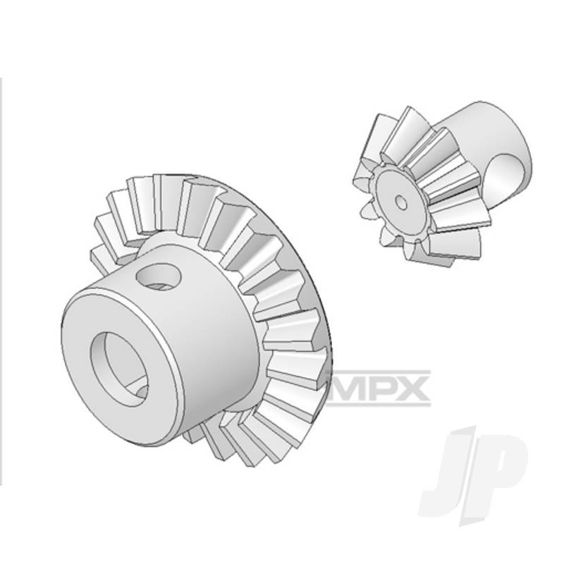 Multiplex Main Gear Wheel Set Funcopter 223028 25223028