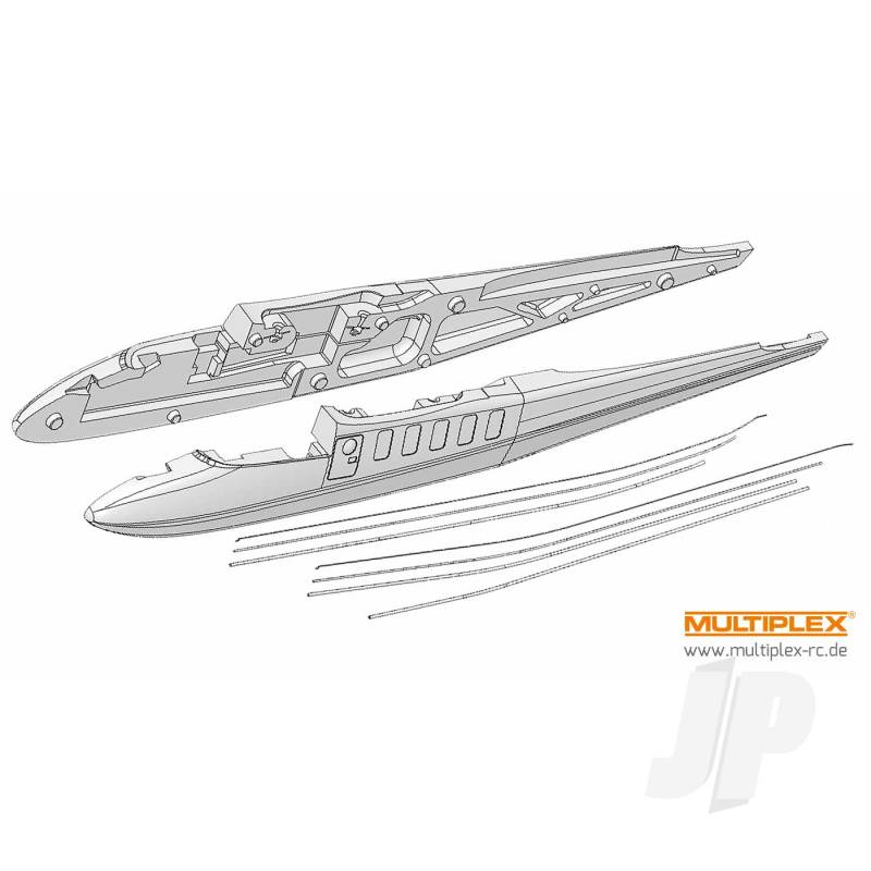 Multiplex Fuselage Shells + Snakes Twin Star II 224170 25224170