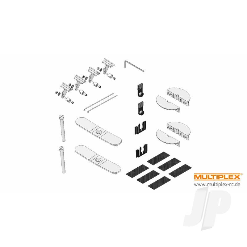 Multiplex Small Parts Set Twinstar II 224174 25224174