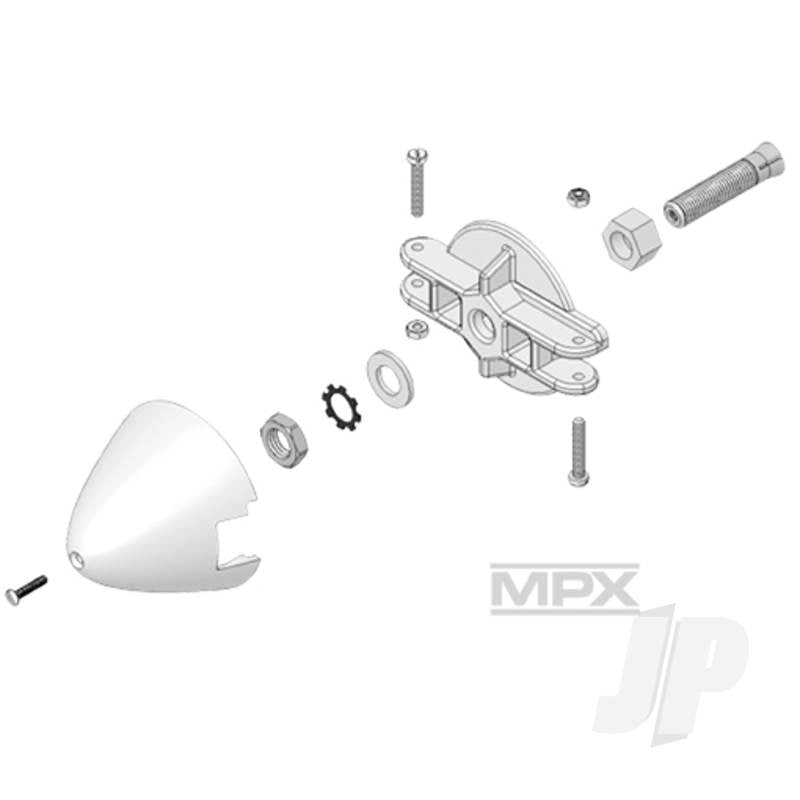 Multiplex Driver Blade Support and Spinner 733183 25733183