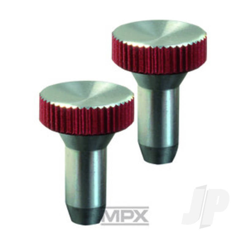 Multiplex Stick Units Flat Red Aluminium 2pcs SMART SX 75307 2575307