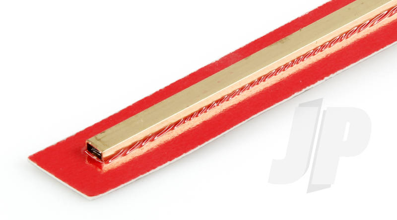 K&S 1/8 x 1/4 x .014 Rectangle Brass Tube 12" (1 Pack) 264