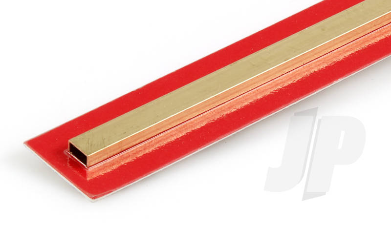 K&S 5/32 x 5/16 x .014 Rectangle Brass Tube 12" (1 Pack) 266