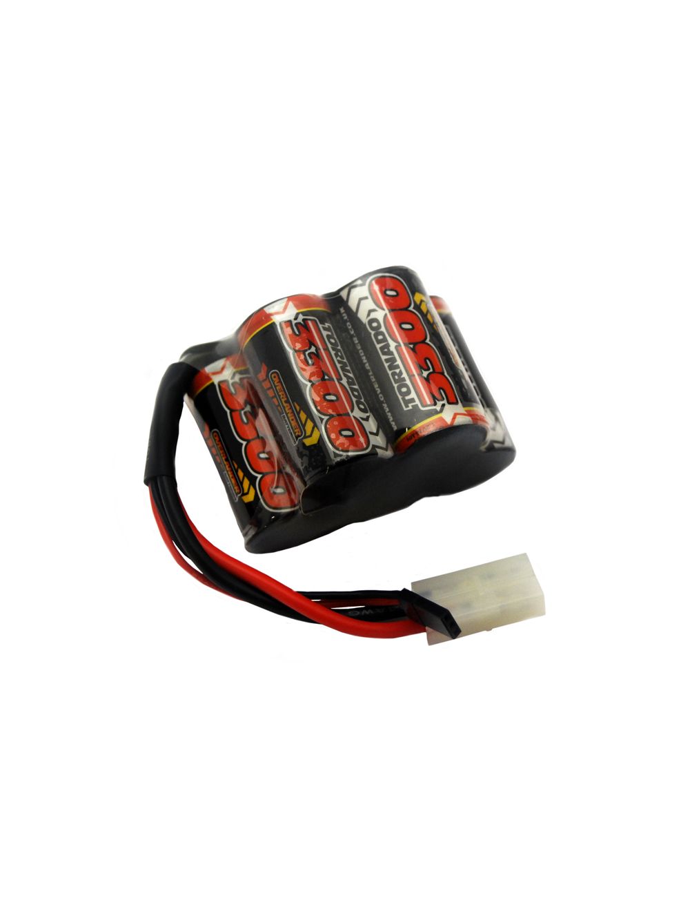 Overlander SubC 3300mAh 6V Hump Premium Sport NiMH Battery - Traxxas & JR Connector 2713