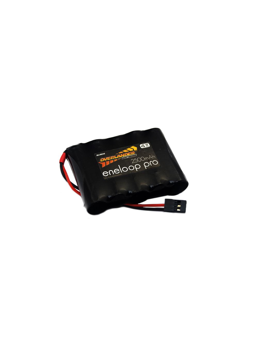 Overlander Eneloop Pro AA 2500mAh 6v Flat NiMH Battery - JR Connector 2783