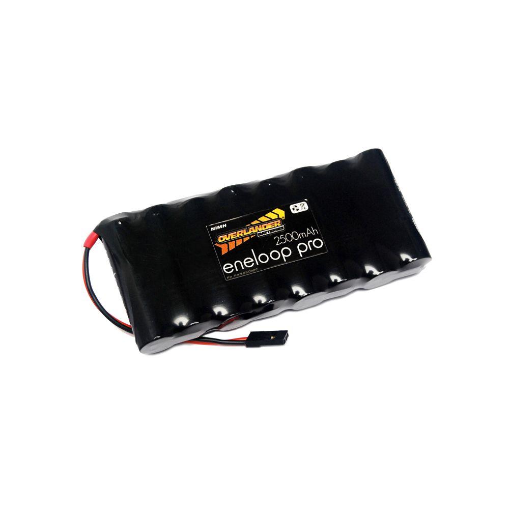 Overlander Eneloop Pro AA 2500mAh 9.6V Flat NiMH Battery - JR Connector 2786