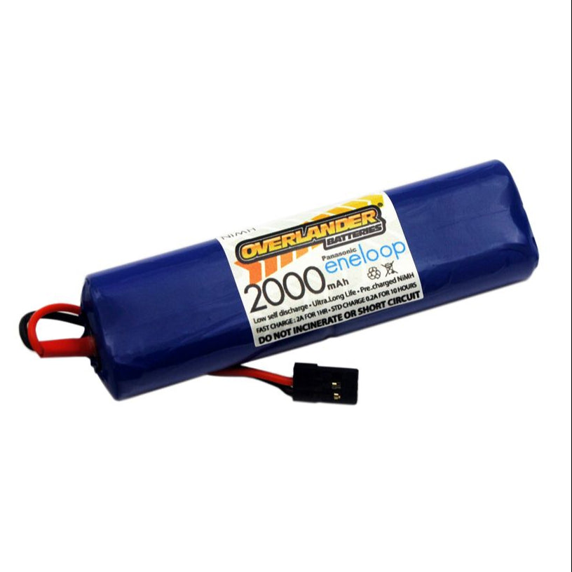 Overlander Panasonic Eneloop AA 2000mAh 4.8V Config 9 NiMH Battery - JR Connector 2868