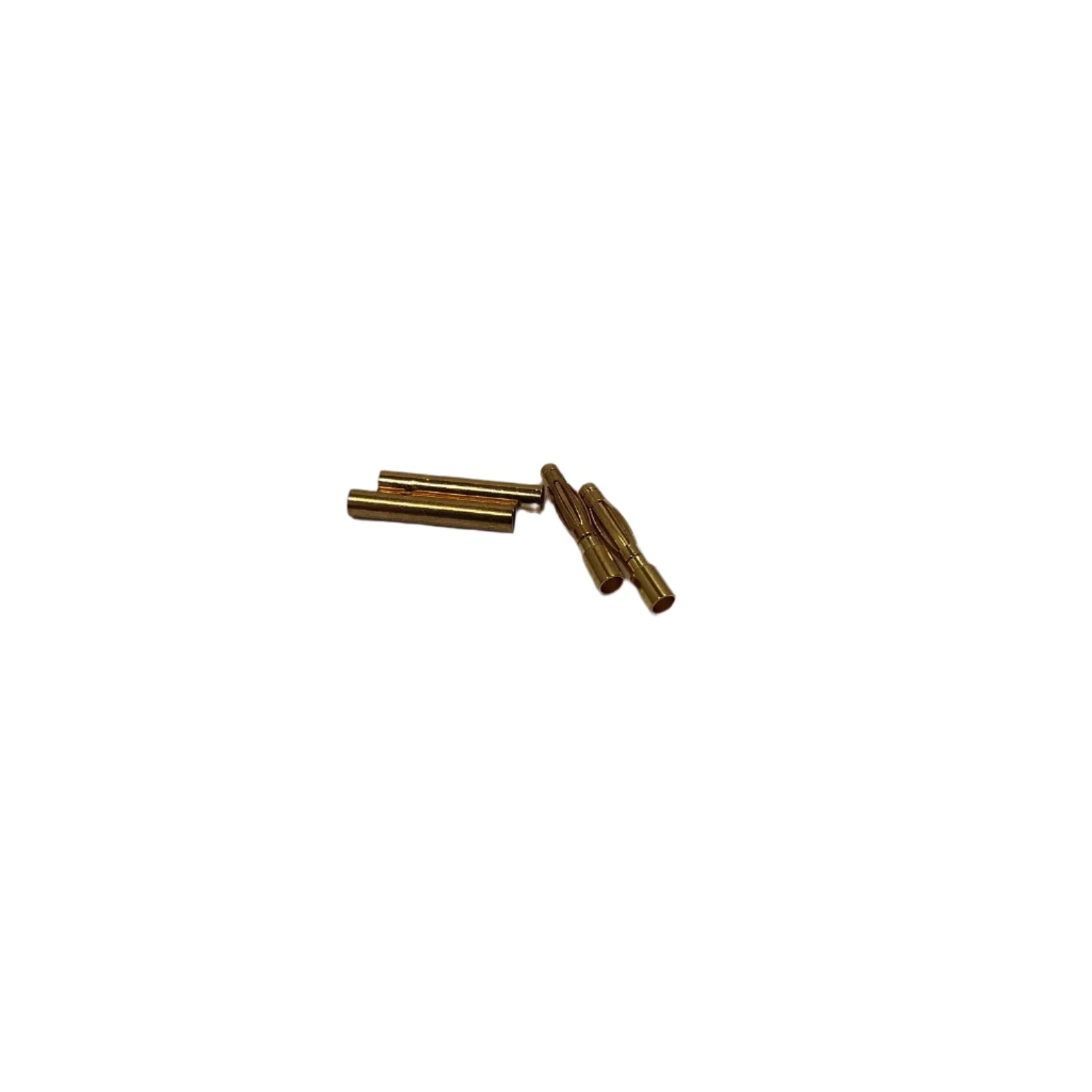 2mm Gold Bullet Connector Set - 2 Pairs