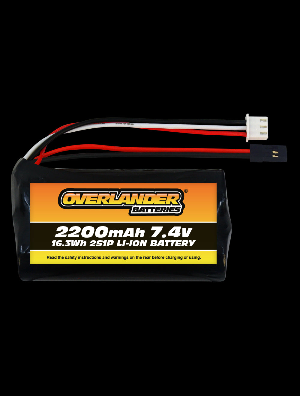 Overlander 2200mAh 7.4V 2S Config 2 Li-Ion Battery 3117