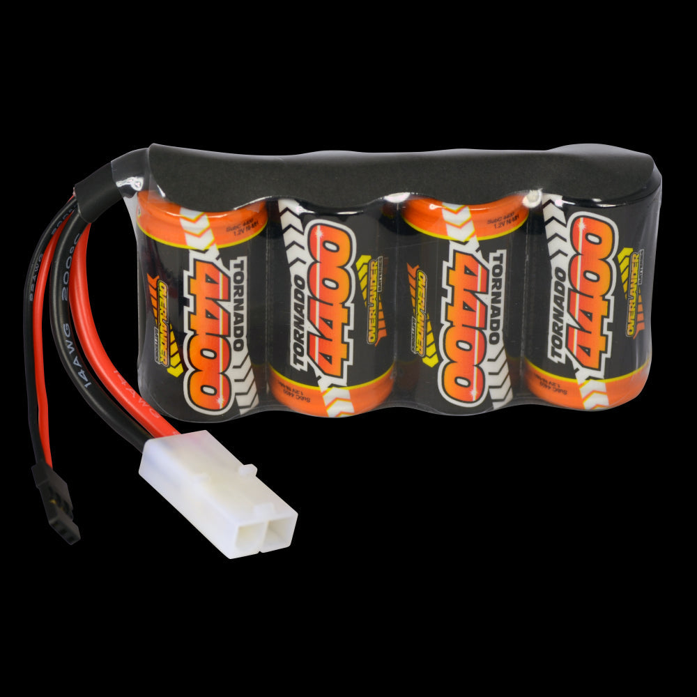 Overlander SubC 4400mAh 4.8V Flat Premium Sport NiMH Battery 3176
