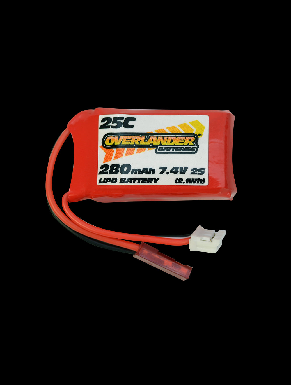 Overlander 280mAh 7.4V 2S 25C LiPo Battery 3258