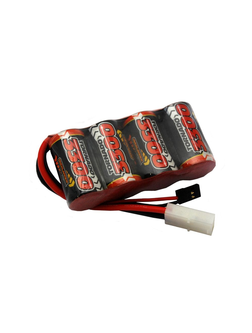 Overlander SubC 3300mAh 4.8V Flat Premium Sport NiMH Battery - Tamiya & JR Connector 2589