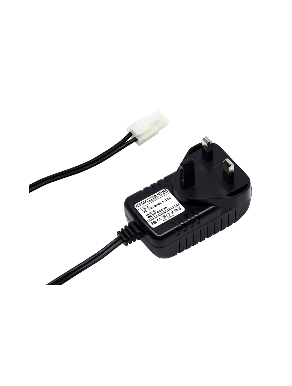 Overlander NMH2 - AC Wall Charger 9V 650mA - Tamiya (Peak Detect) 3335