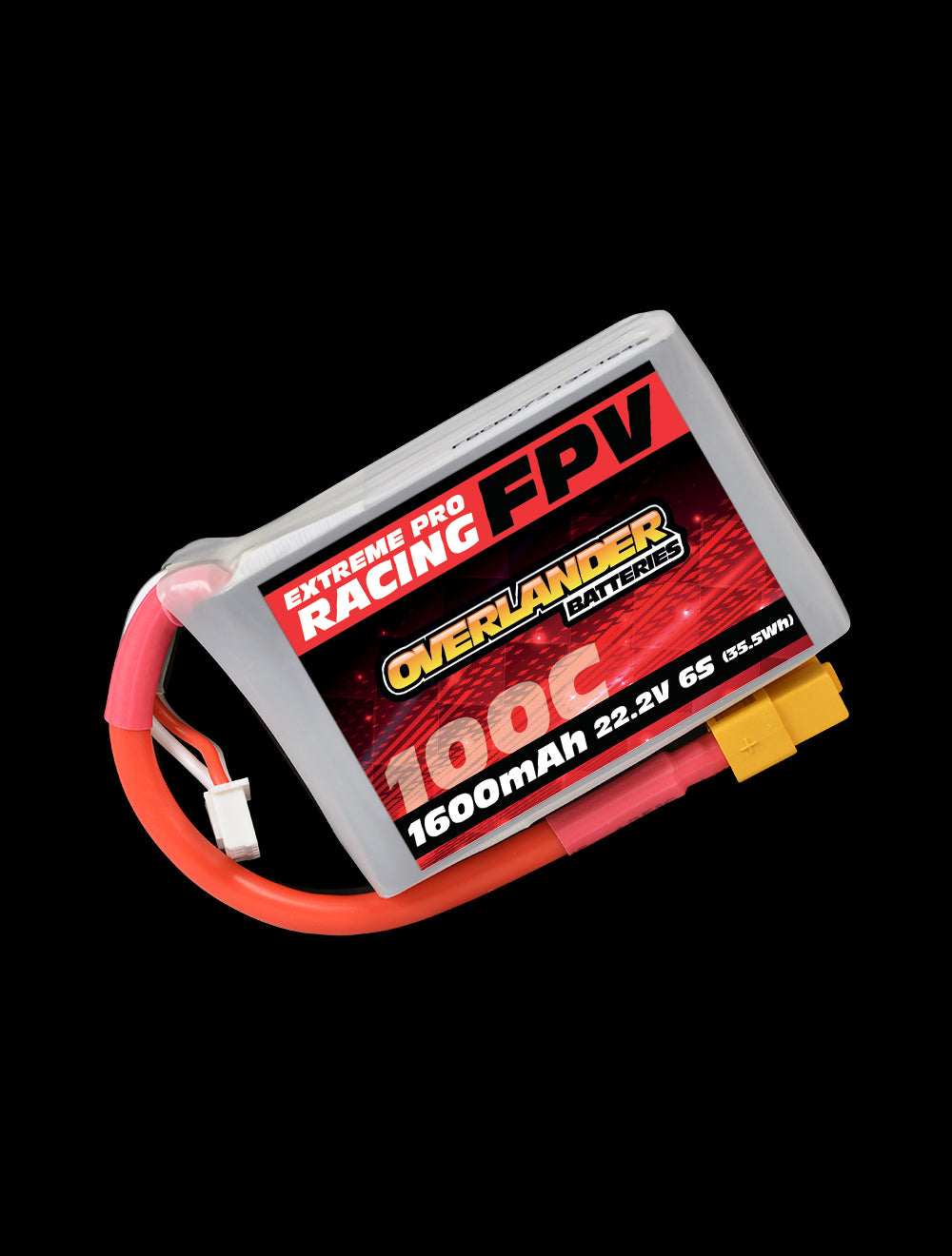 Overlander 1600mAh 6S 22.2V 100C LiPo Battery 3366