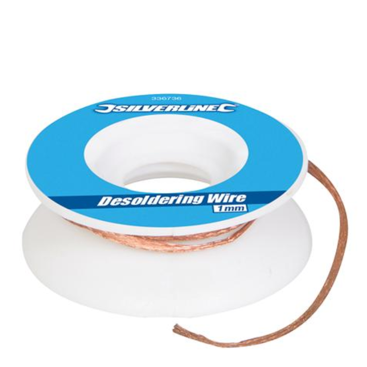 Silverline Desoldering Wire 1mm 336736
