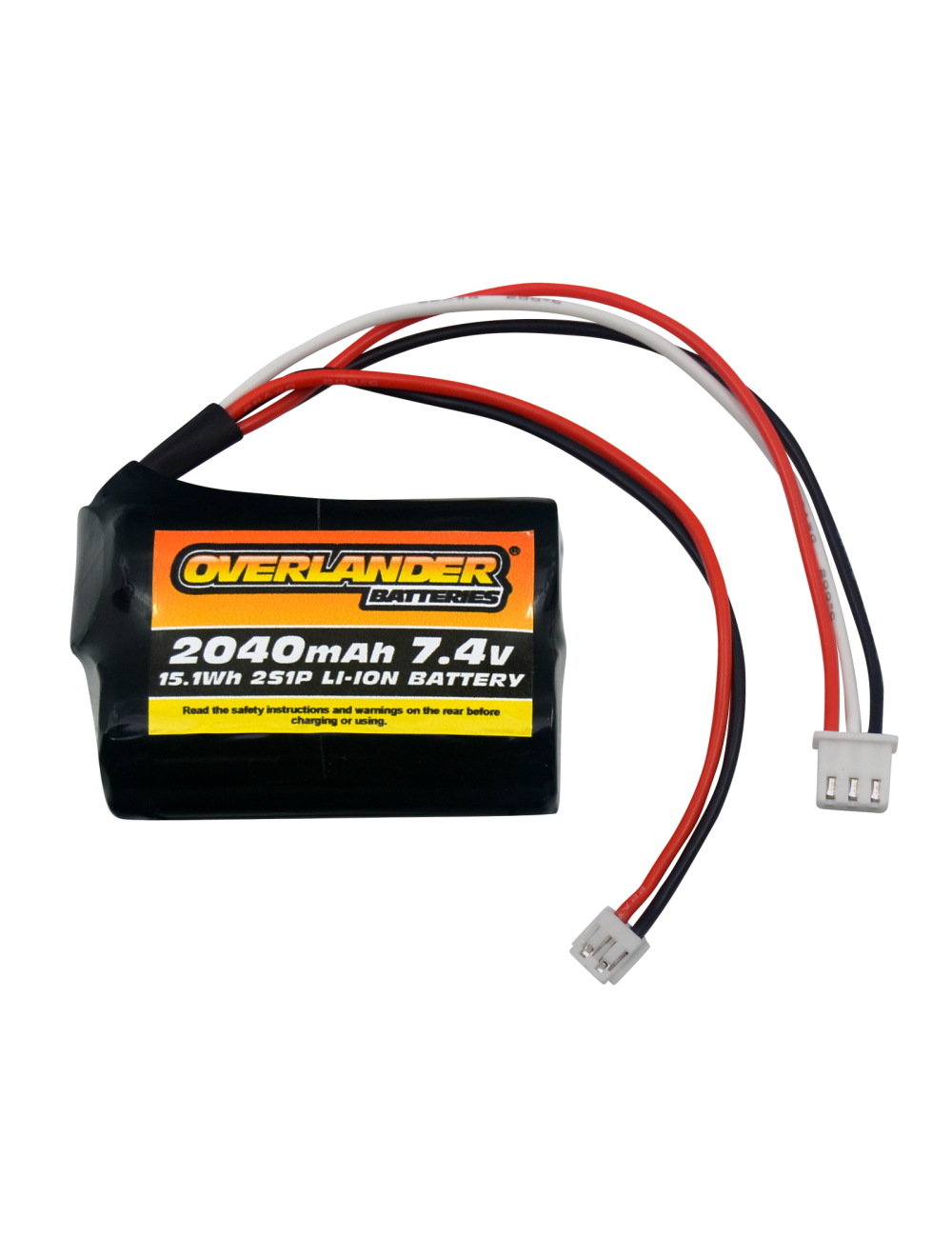 OVERLANDER 2040MAH 7.4V 2S CONFIG 2 LI-ION BATTERY 3427