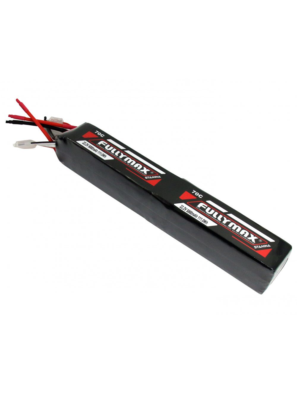 Overlander Fullymax 5000mAh 22.2V (x2) 12S 70C LiPo Battery - No Connector 3443