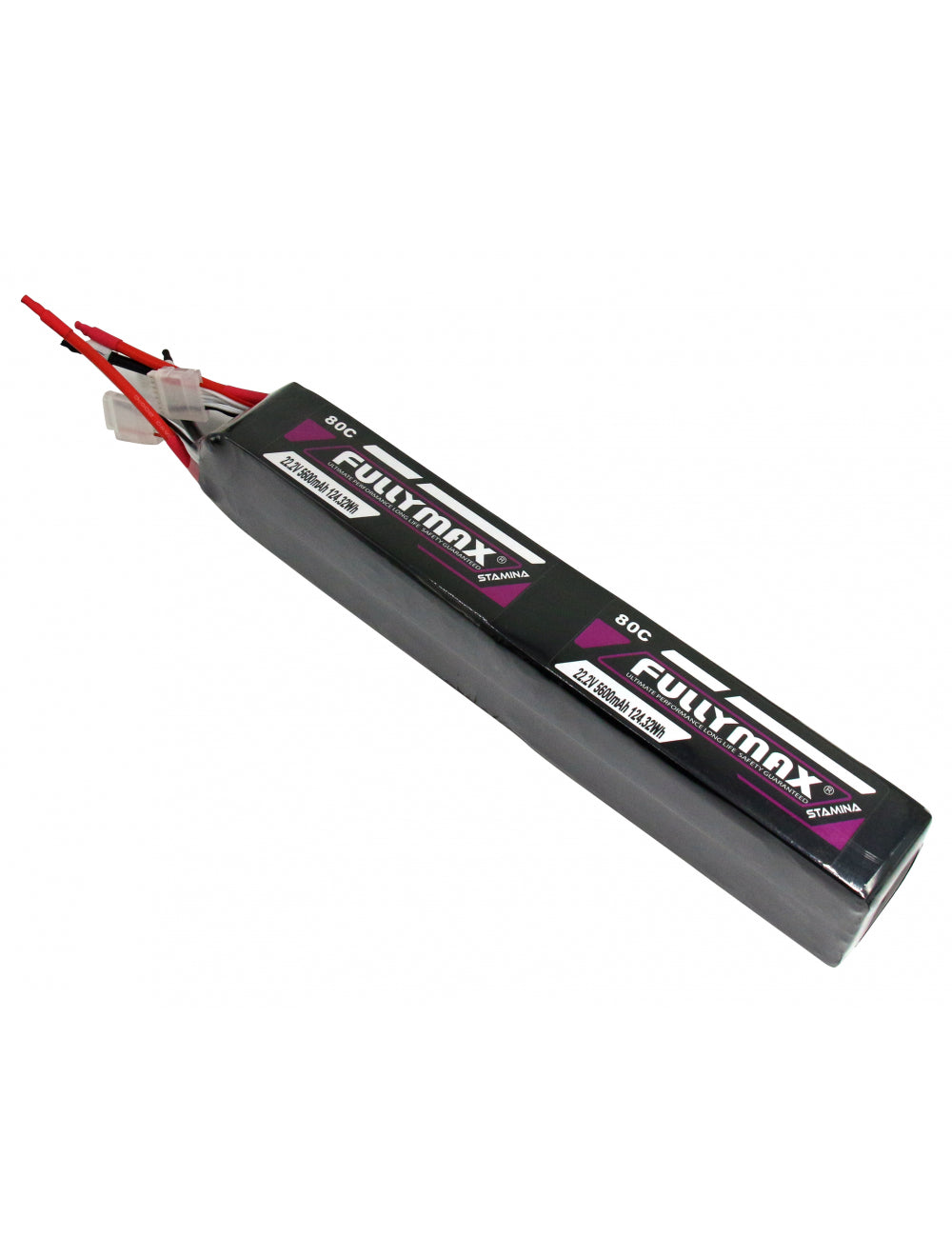Overlander Fullymax 5600mAh 22.2V (x2) 12S 80C LiPo Battery - No Connector 3445