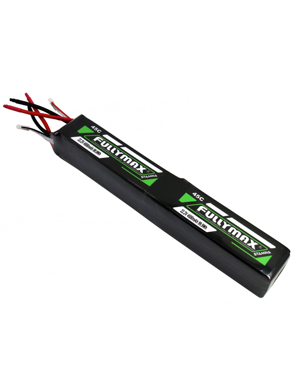 Overlander Fullymax 4500mAh 22.2V (x2) 12S 45C LiPo Battery - No Connector 3447