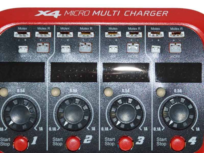 Hitec X4 Micro AC/DC 1-Cell LiPo Charger 44212