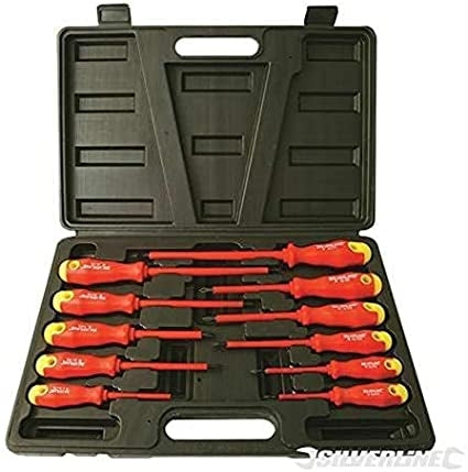 Silverline 918535 Insulated So ft-Grip Screwdriver Set 11pce
