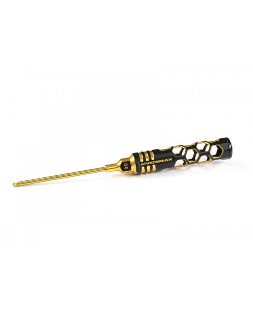 FR] Arrowmax Ball Driver Hex Wrench 2.5 X 120Mm Black Golden
