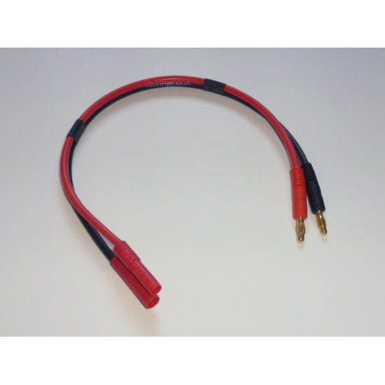 HXT 4mm Charge Lead to 4mm Banana Plug 12AWG