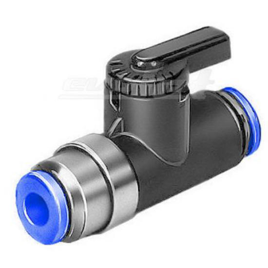 6mm Festo Ball Valve Tap with Arm - QS6