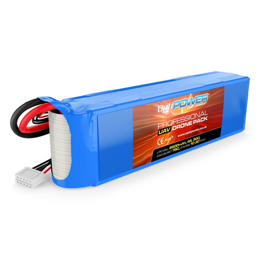 Optipower 4S 6600mAh Pro UAV Lipo Battery OPR66004S