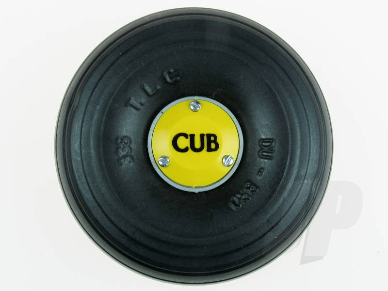 Dubro 1/5 Scale Treaded Lightweight J-3 Cub Wheels (3-3/8 Dia.) DB338TLC